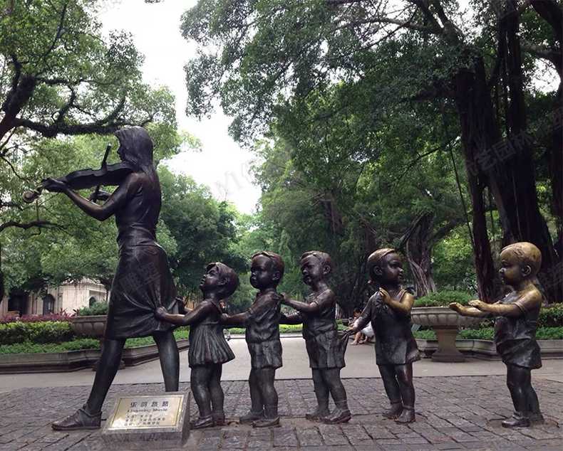 銅人物雕塑，銅小孩雕塑