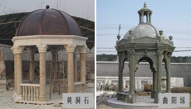 歐式景觀亭子，石雕大理石亭子，河北涼亭廠家