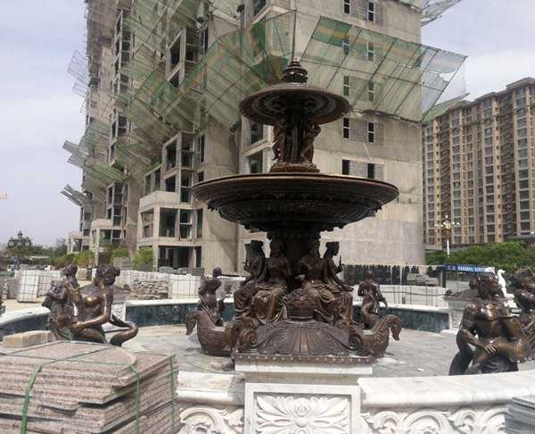 景觀雕塑定制，大型銅雕塑工廠