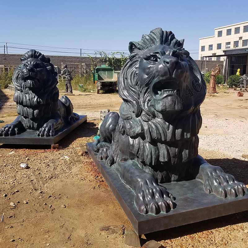 匯豐銅獅子，銅匯豐獅子，銅雕塑廠家，銅獅子廠家