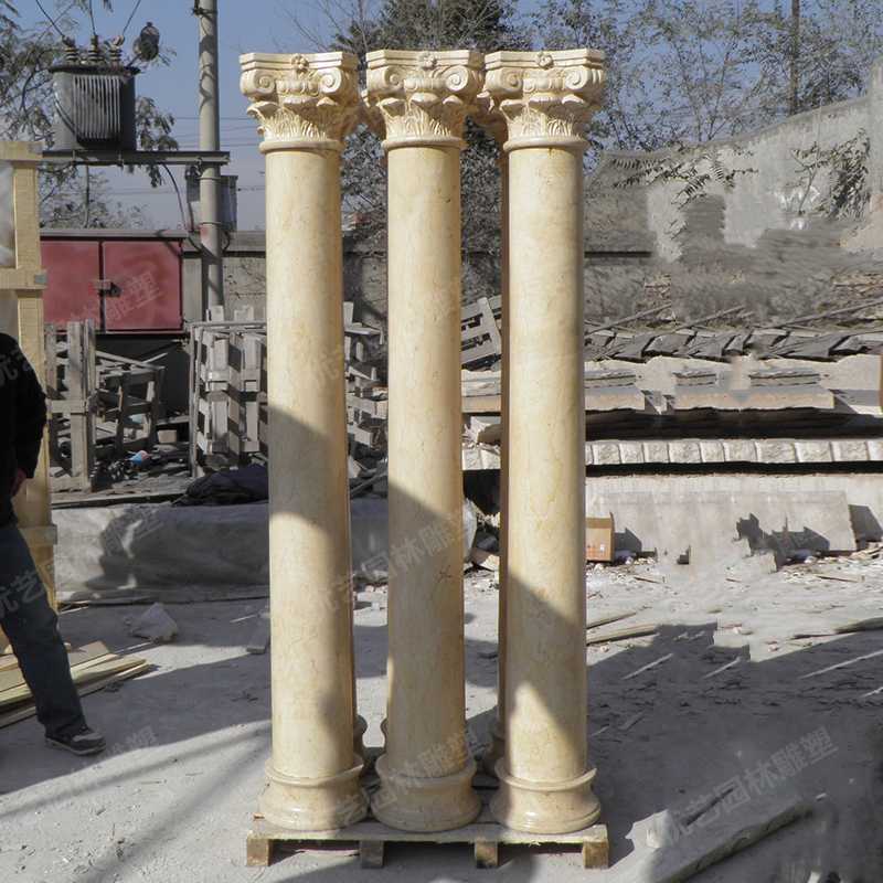 大理石羅馬柱，石材羅馬柱